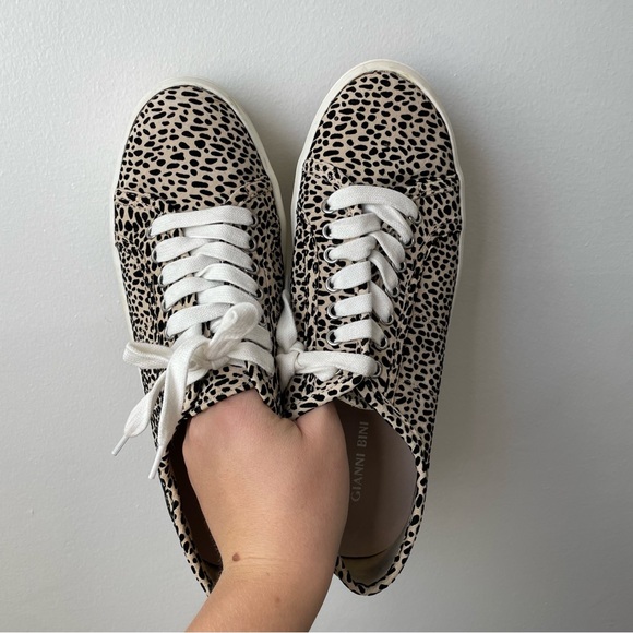 Gianni Bini Shoes - Gianni Bini Platform Cheetah Print Sneakers